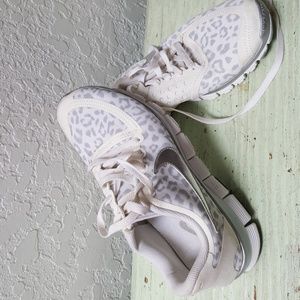 Nike Free 5.0 Cheeta White